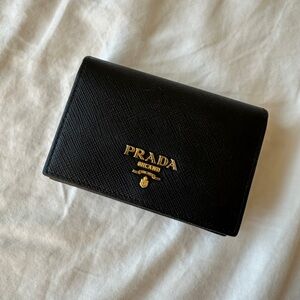 Prada Saffiano Leather Card Holder